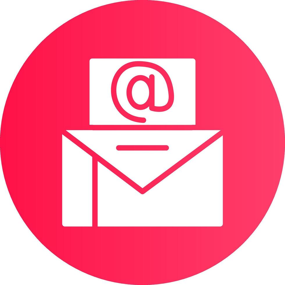 Email Marketing kreativ Symbol Design vektor