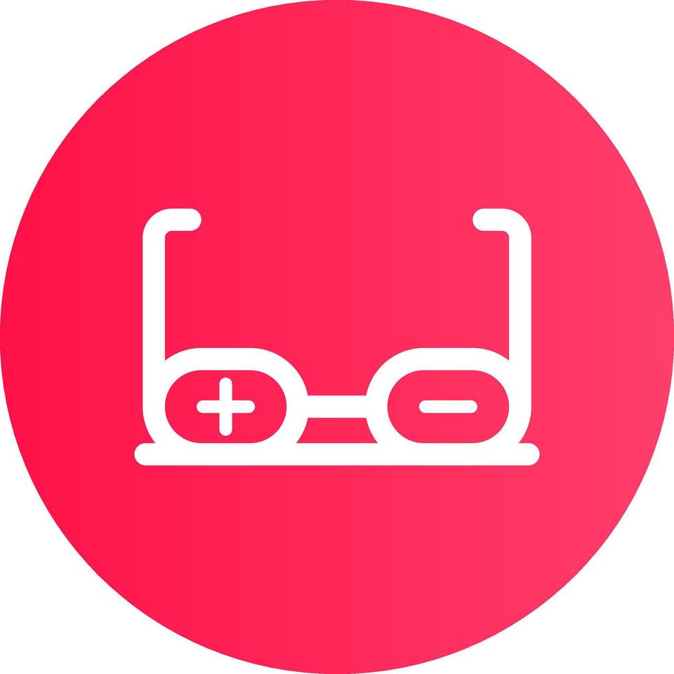 medicinsk glasögon kreativ ikon design vektor