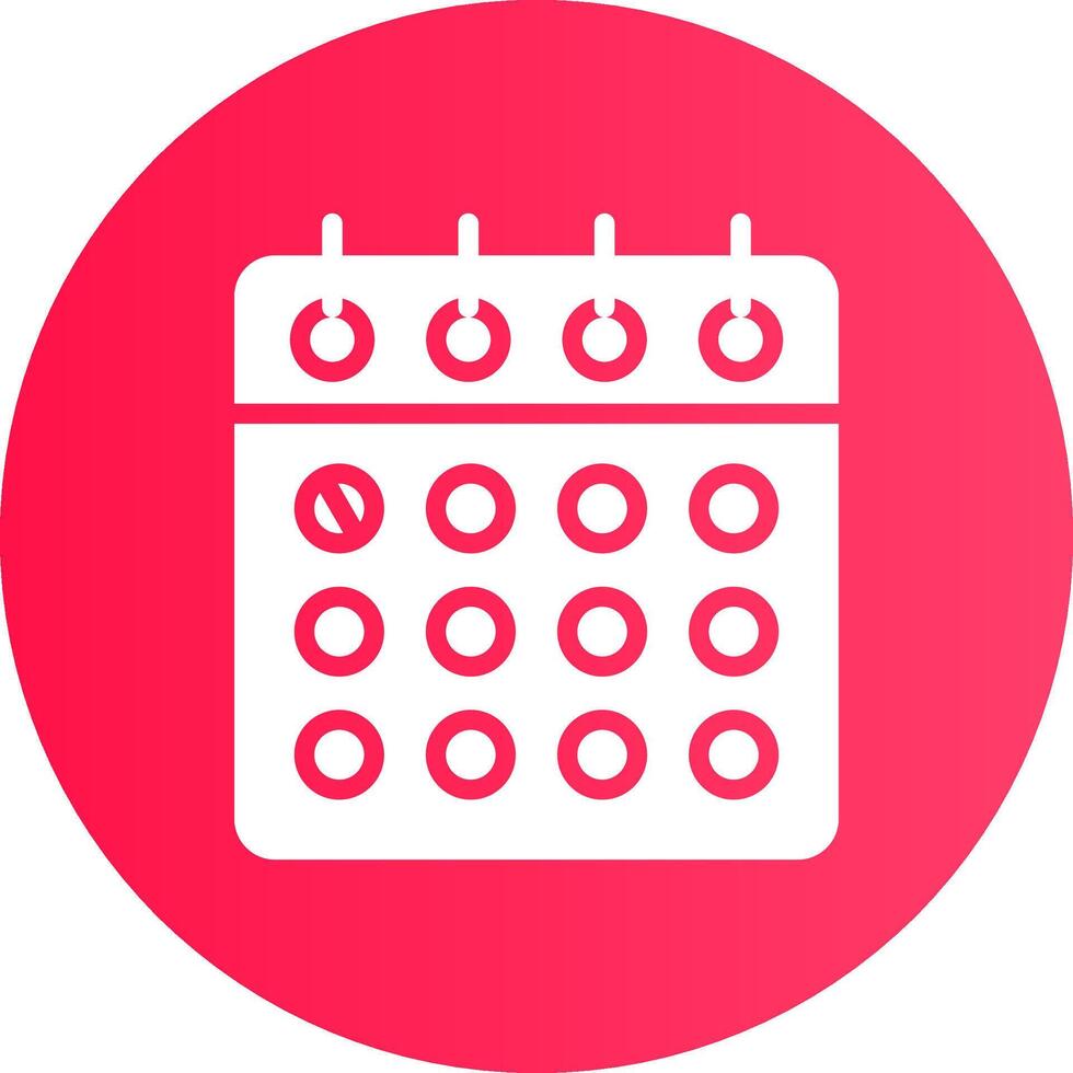 Kalender kreatives Icon-Design vektor