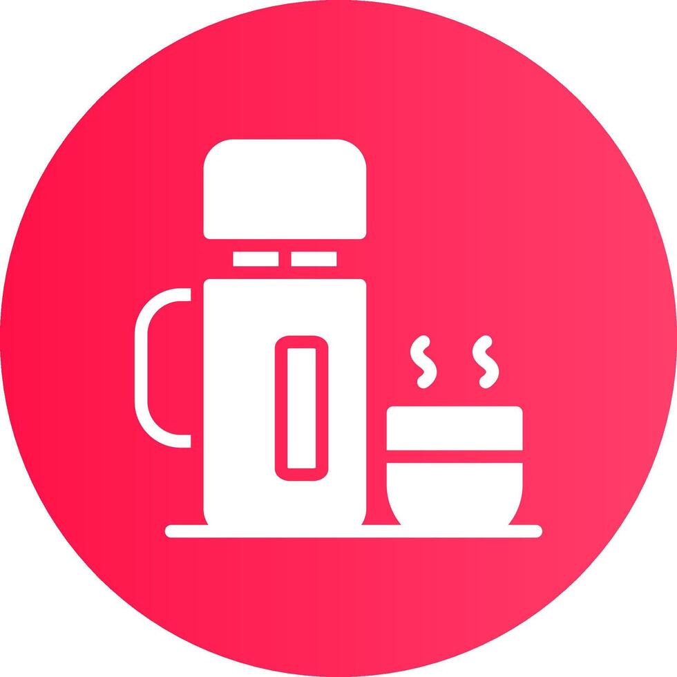 Thermos kreatives Icon-Design vektor