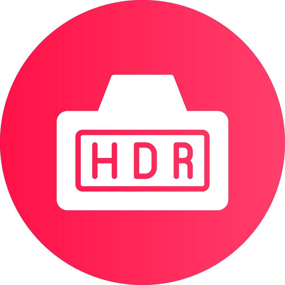 hdr kreativ ikon design vektor