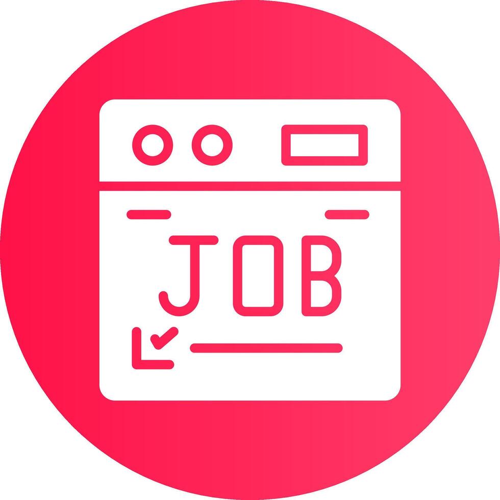 Job kreatives Icon-Design vektor