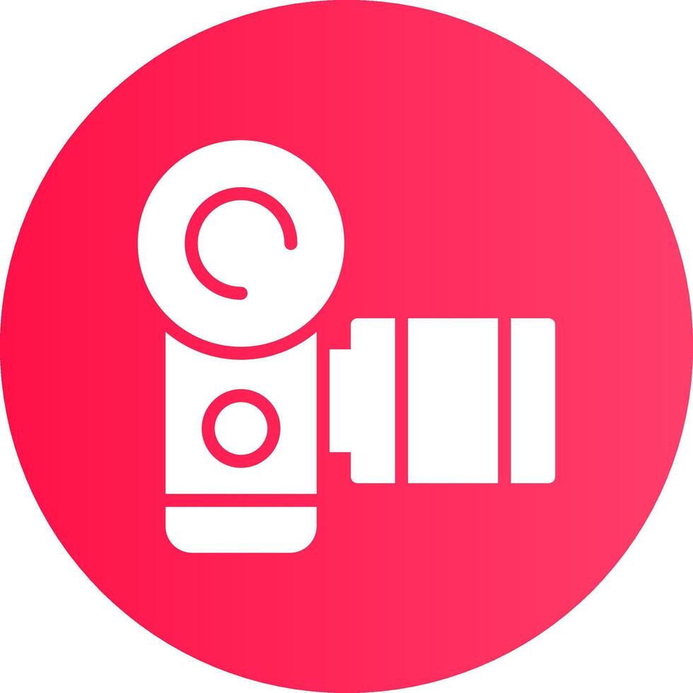 Videokamera kreatives Icon-Design vektor