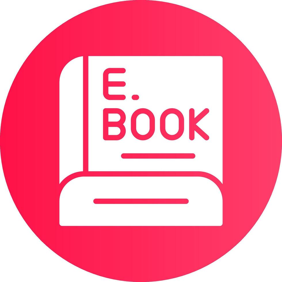 ebook kreativ Symbol Design vektor