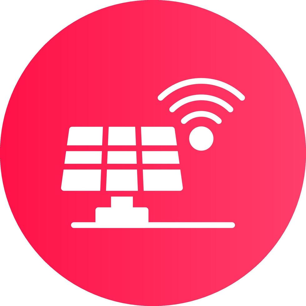 Solarpanel kreatives Icon-Design vektor