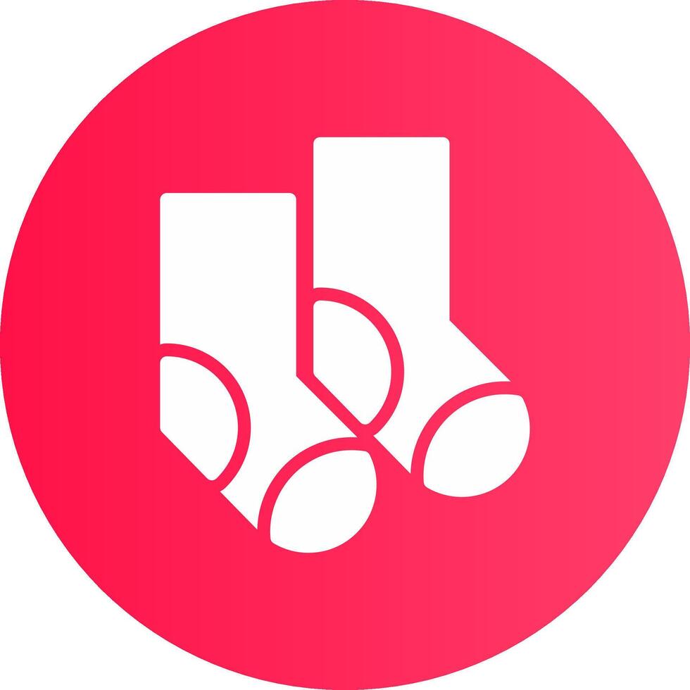 Socken kreatives Icon-Design vektor