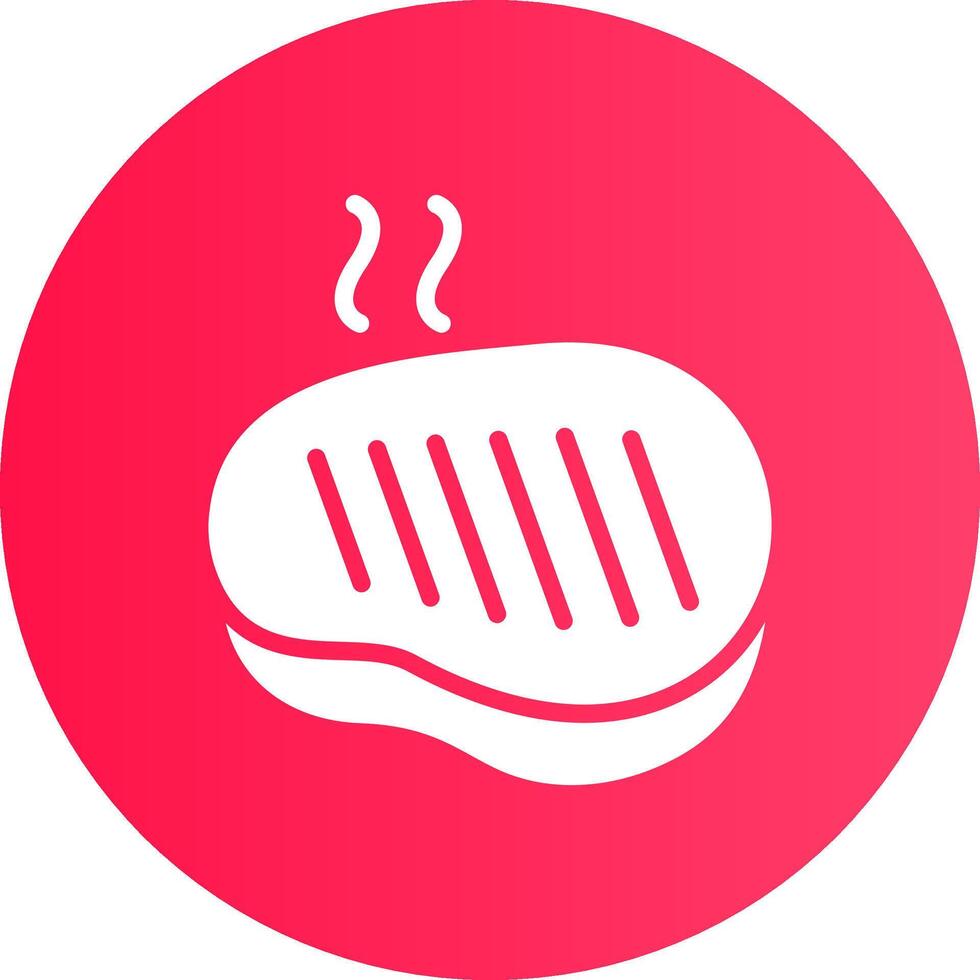 Steak kreatives Icon-Design vektor