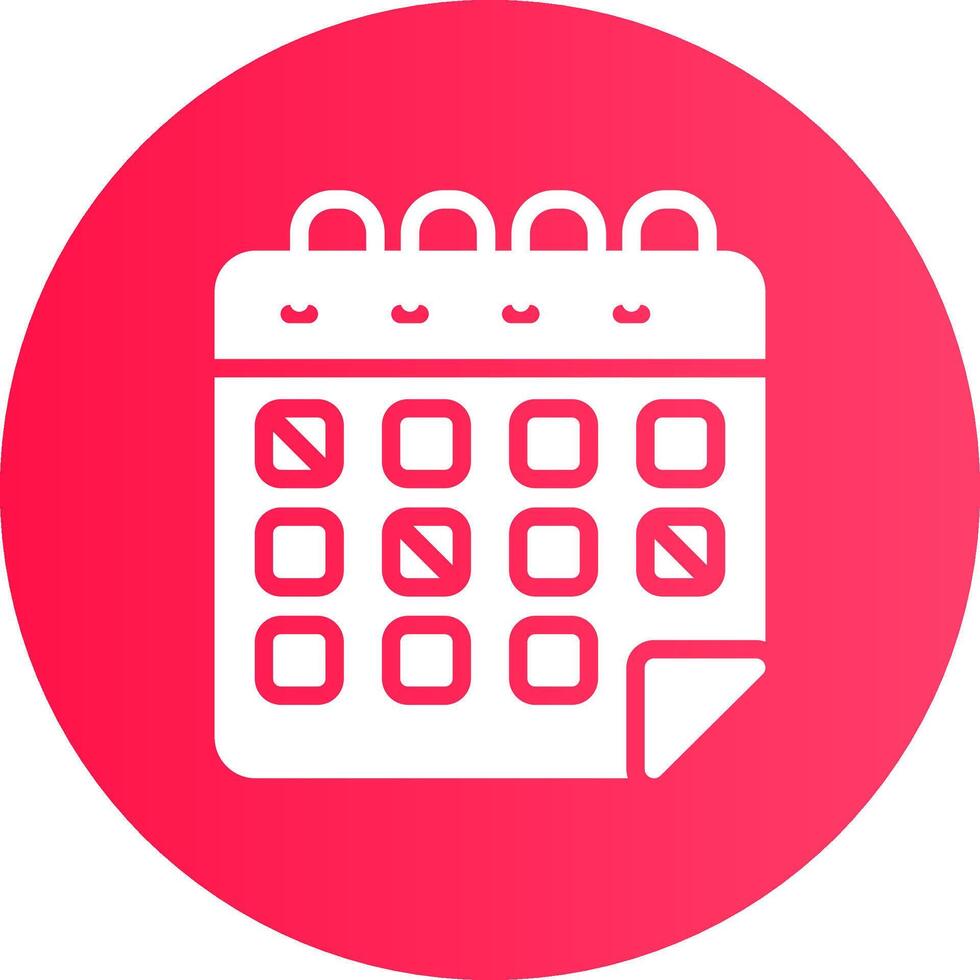 Kalender kreatives Icon-Design vektor