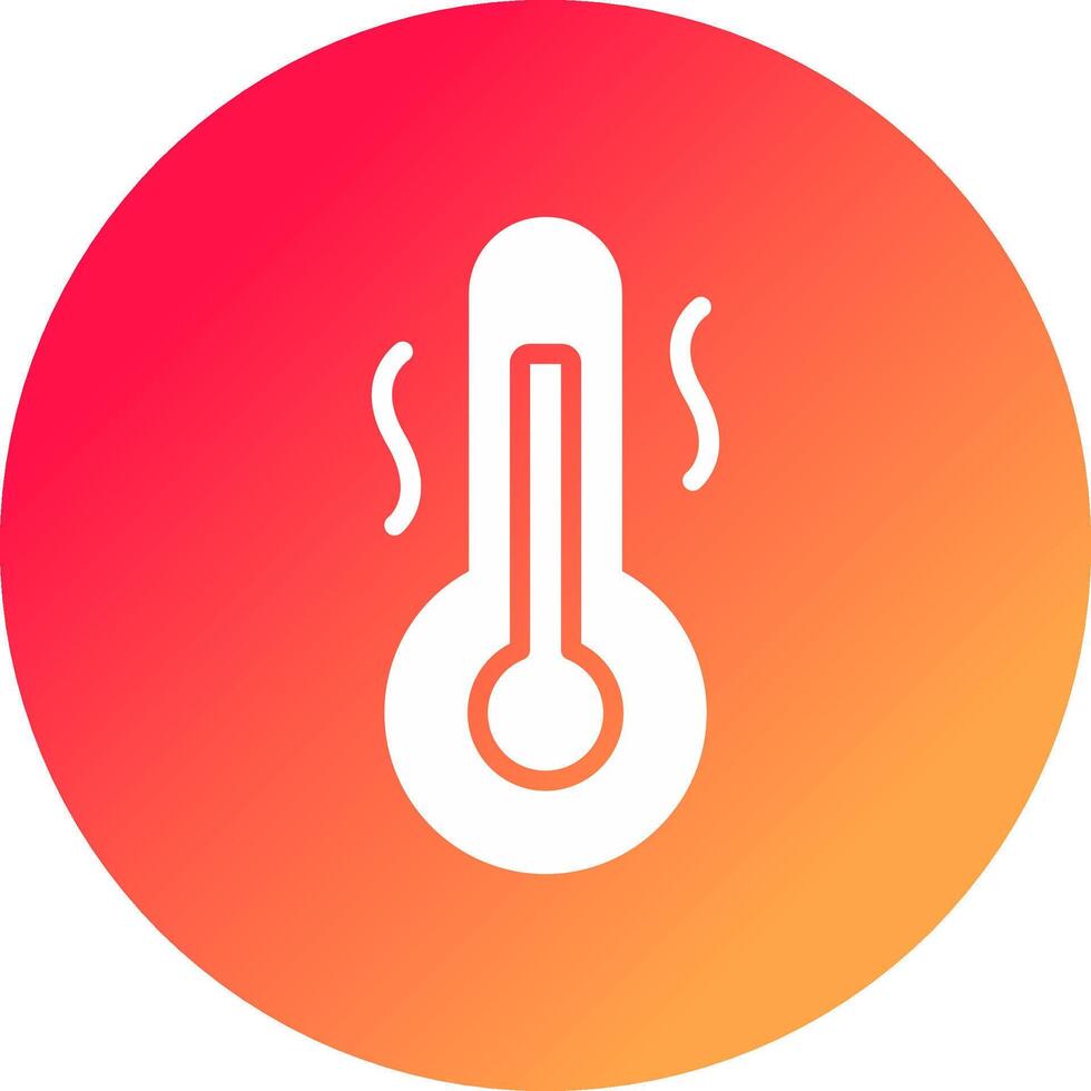 kreatives Icon-Design bei heißen Temperaturen vektor