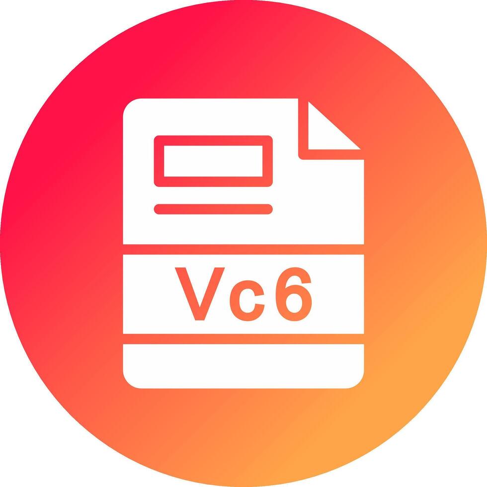 vc6 kreativ ikon design vektor