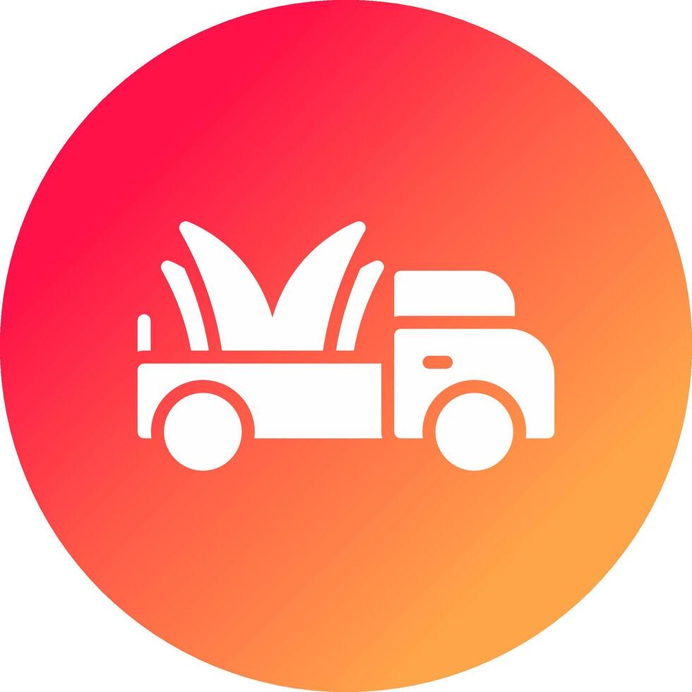 Lieferwagen kreatives Icon-Design vektor