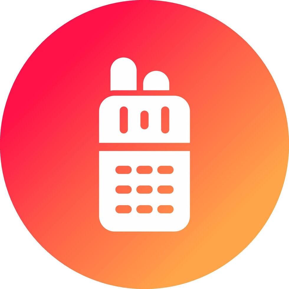 Walkie-Talkie kreatives Icon-Design vektor