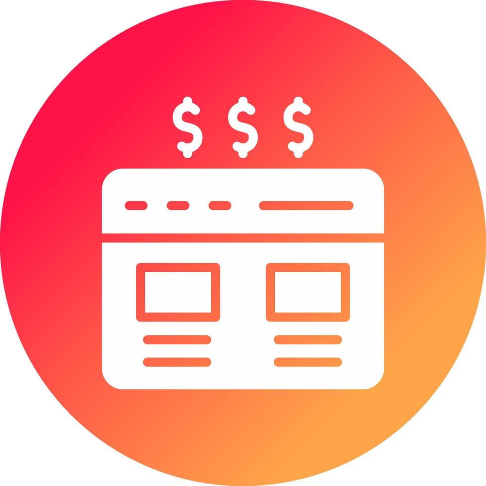 Crowdfunding kreatives Icon-Design vektor