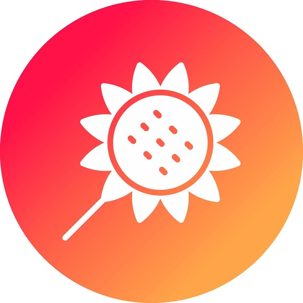 Sonnenblume kreatives Icon-Design vektor