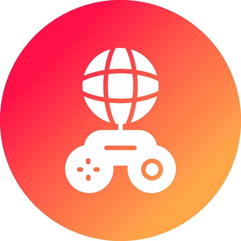 global Spielen kreativ Symbol Design vektor