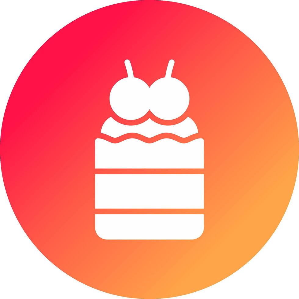 Cupcake kreatives Icon-Design vektor