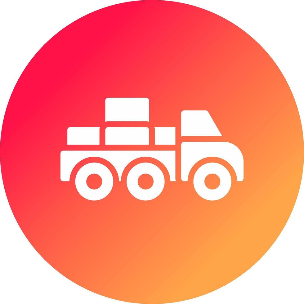 Mover Truck kreatives Icon-Design vektor