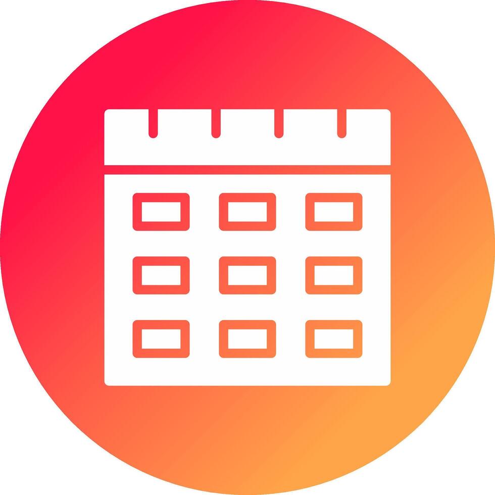 Kalender kreatives Icon-Design vektor