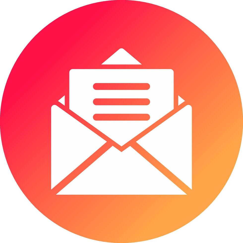 E-Mail kreatives Icon-Design vektor