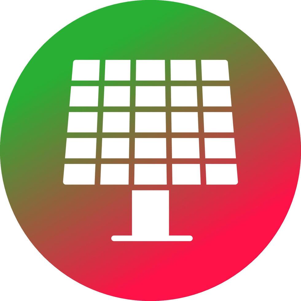 Solarpanel kreatives Icon-Design vektor