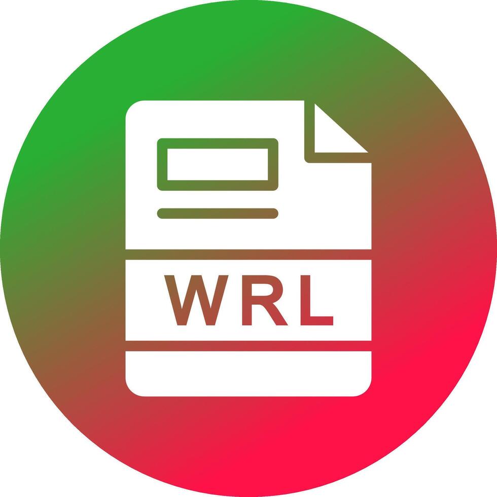 Wrl kreativ Symbol Design vektor