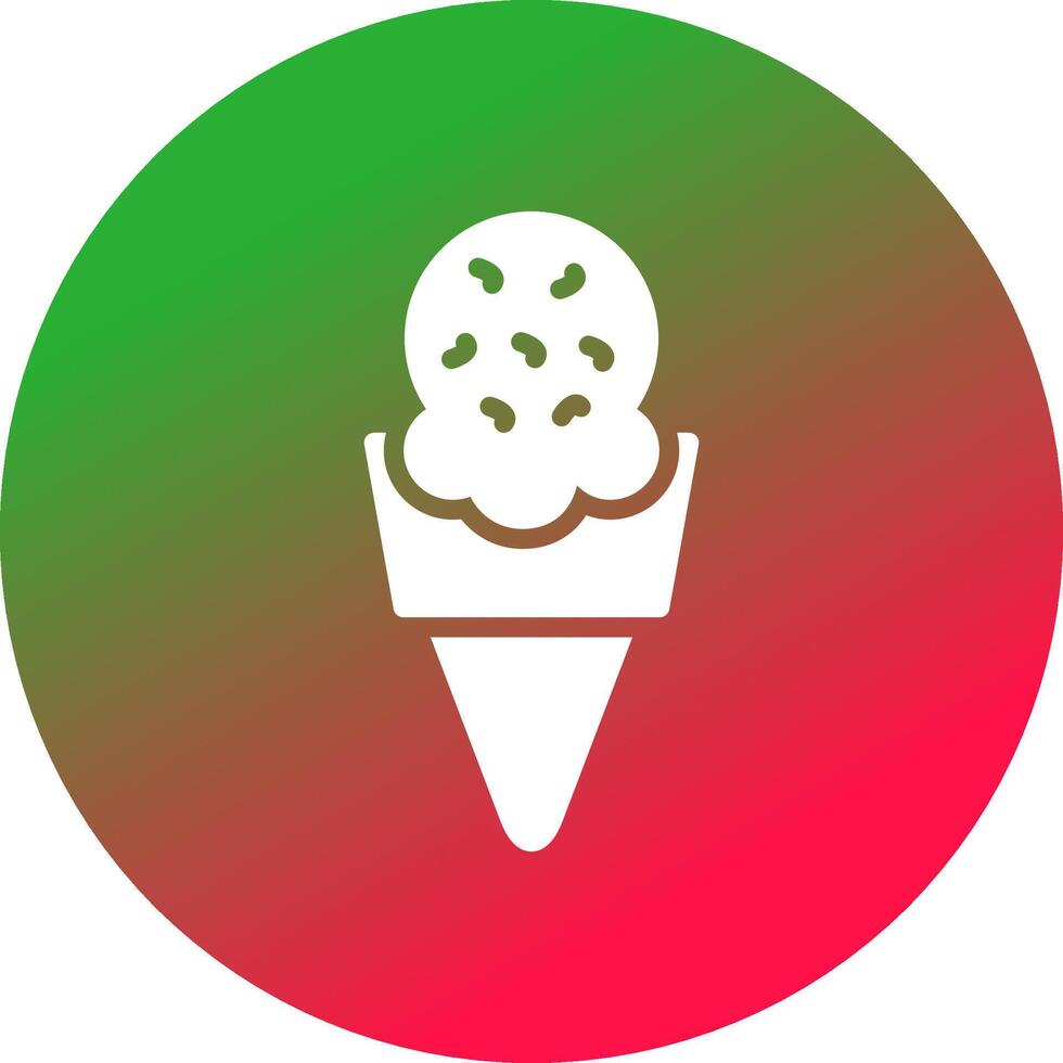 Eis kreatives Icon-Design vektor