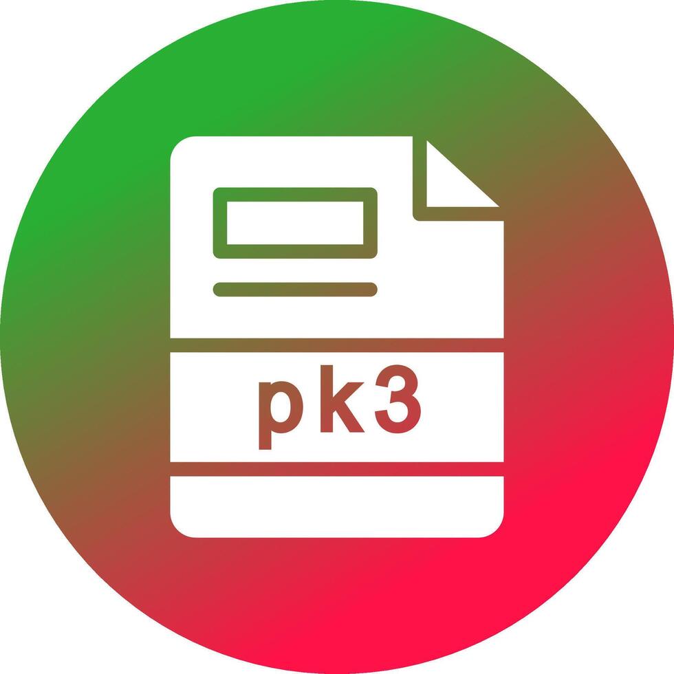 pk3 kreativ Symbol Design vektor