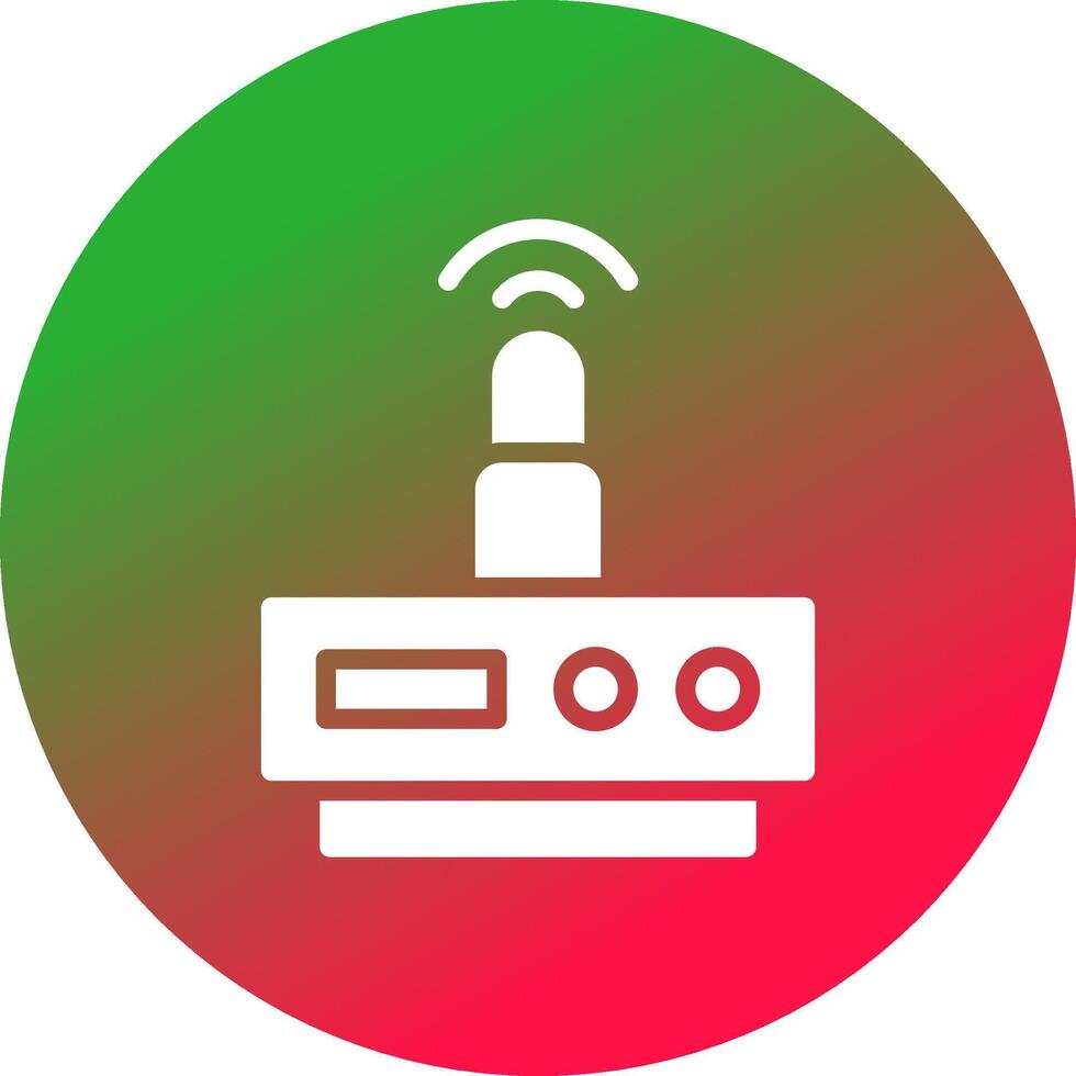 WLAN-Router kreatives Icon-Design vektor