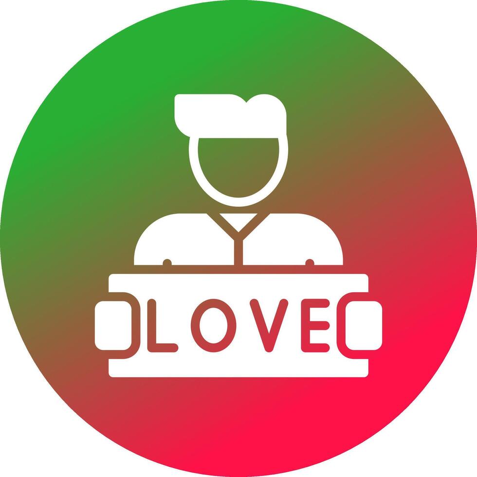 liebe kreatives Icon-Design vektor