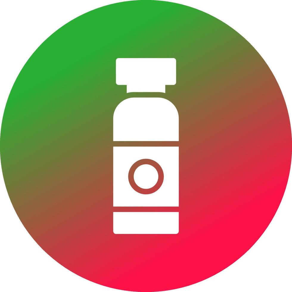 Wasserflasche kreatives Icon-Design vektor