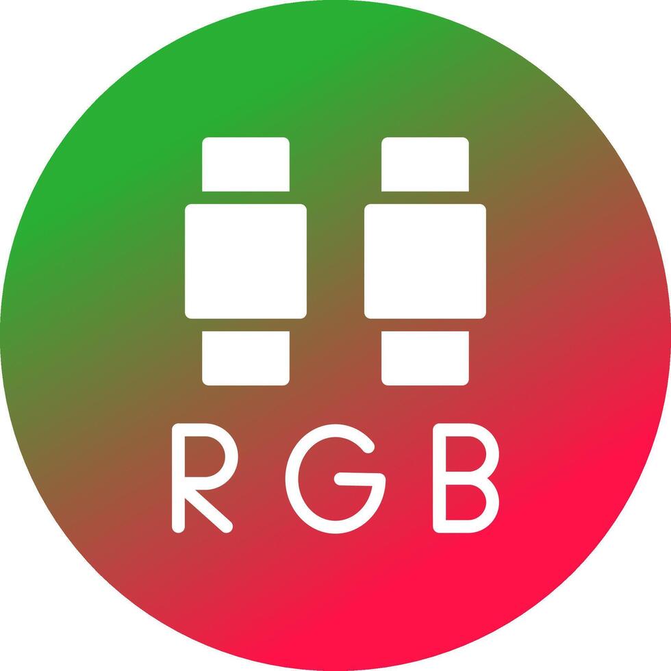 RGB-kreatives Icon-Design vektor