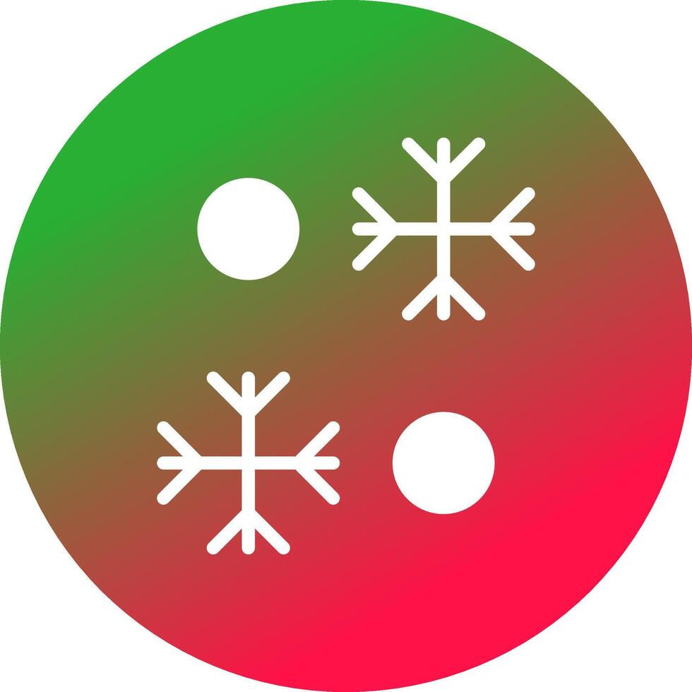 Schneeflocke kreatives Icon-Design vektor