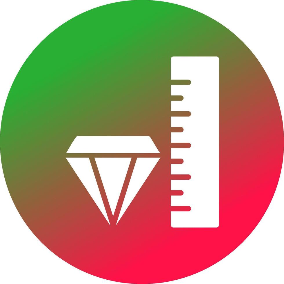 Größe kreatives Icon-Design vektor