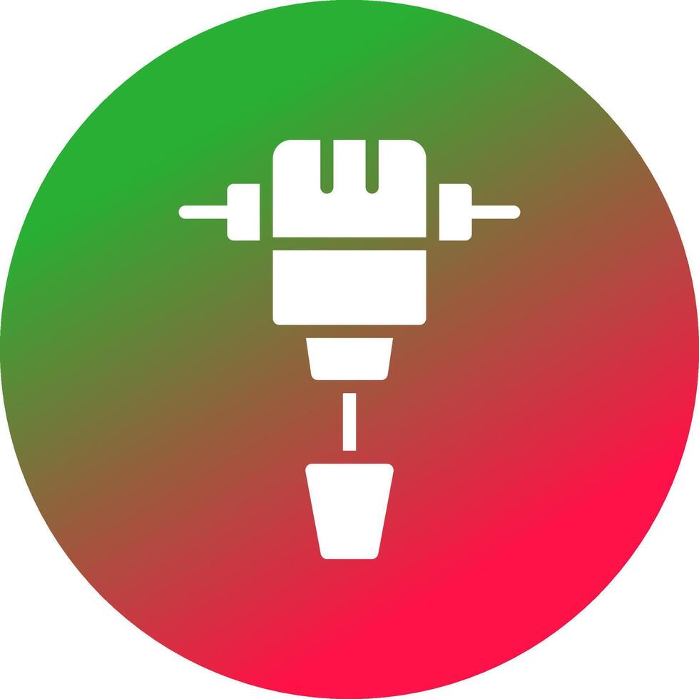 Presslufthammer kreativ Symbol Design vektor