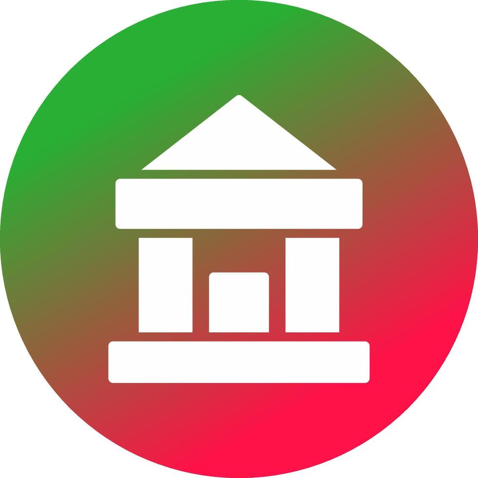 Bank kreatives Icon-Design vektor