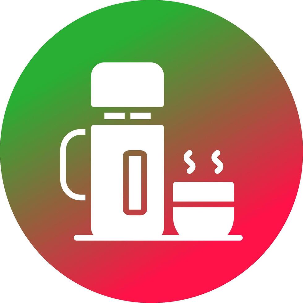 Thermos kreatives Icon-Design vektor