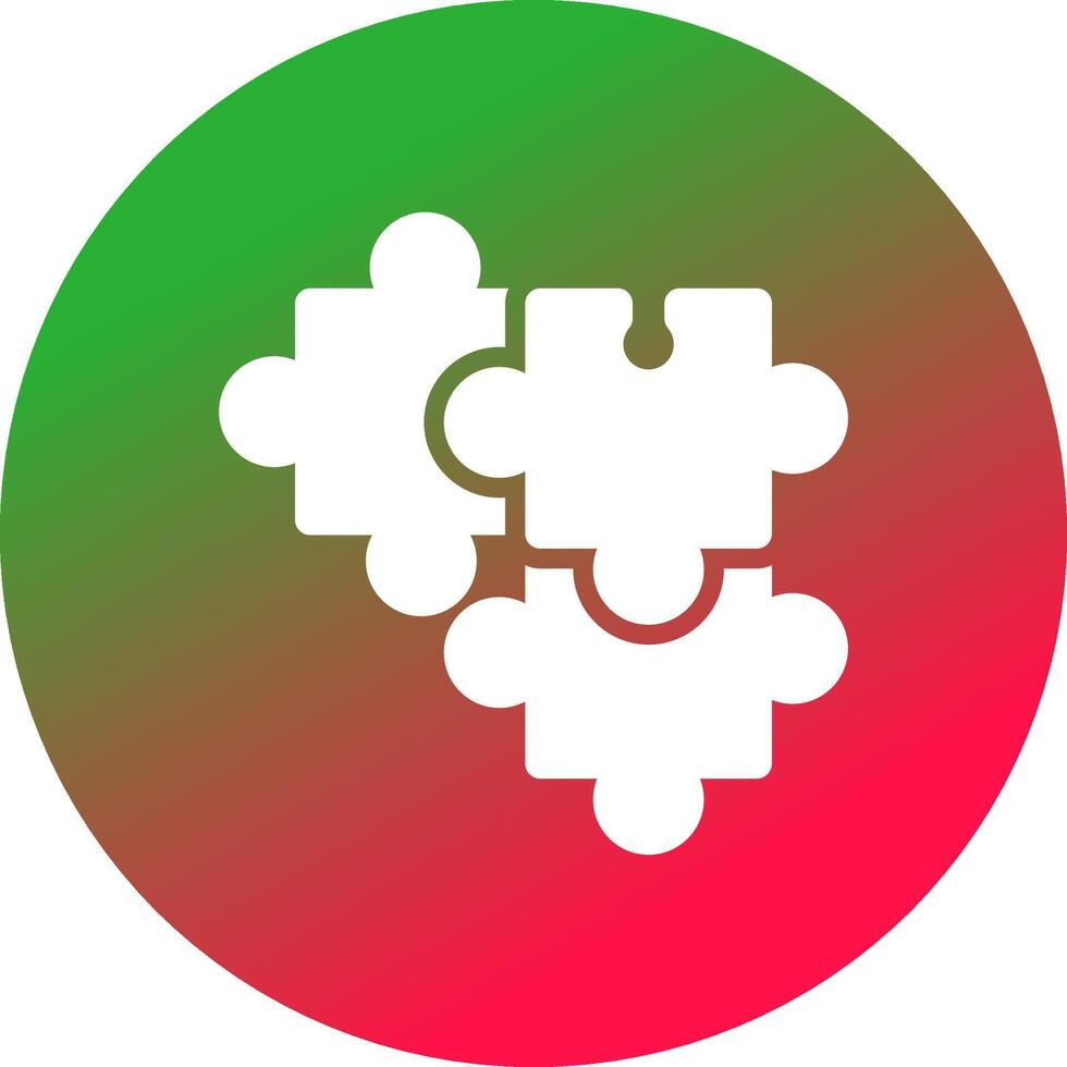 Puzzle kreatives Icon-Design vektor