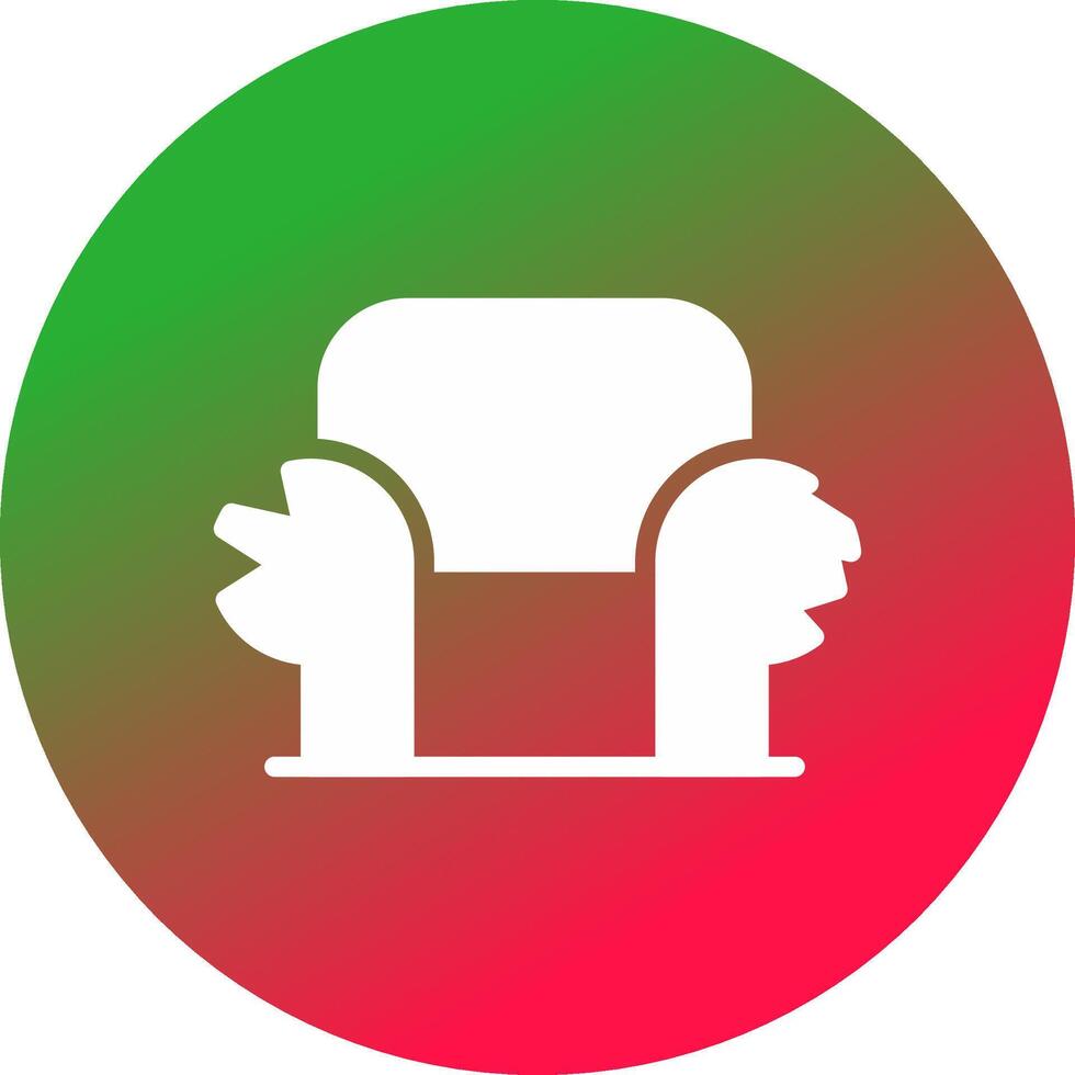 Sofa kreatives Icon-Design vektor