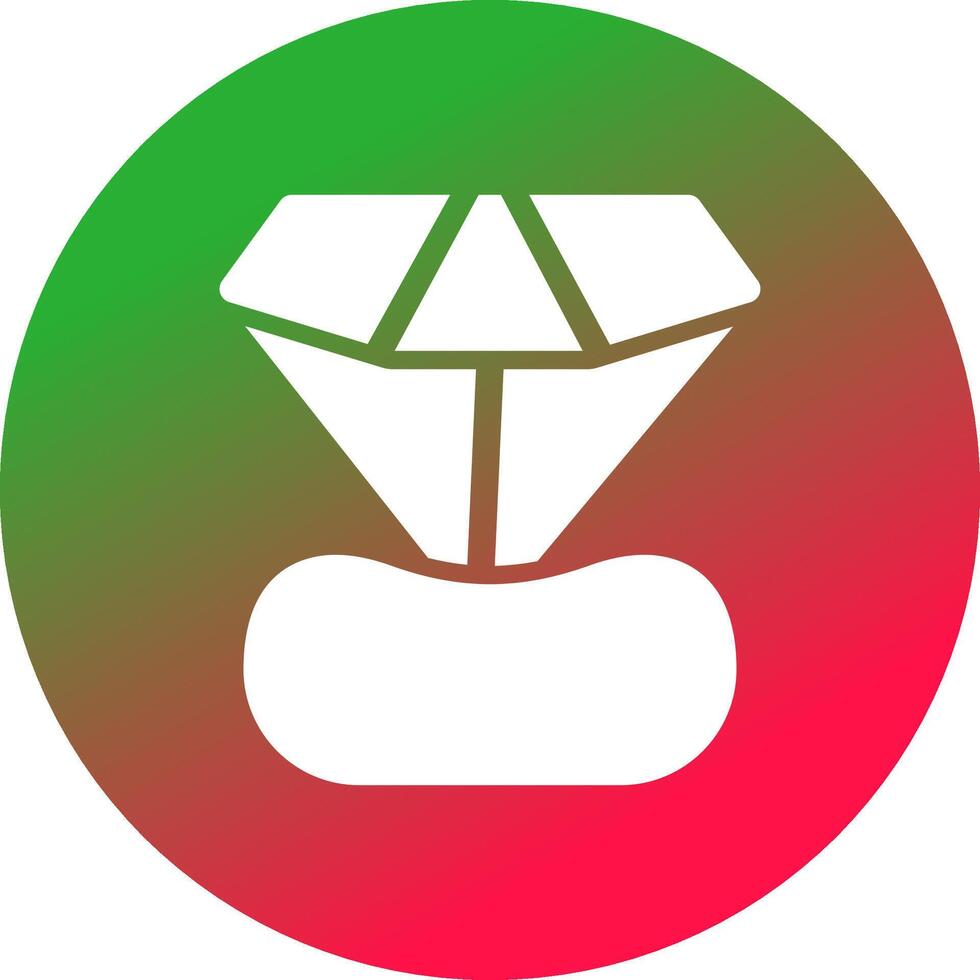 Diamant kreatives Icon-Design vektor