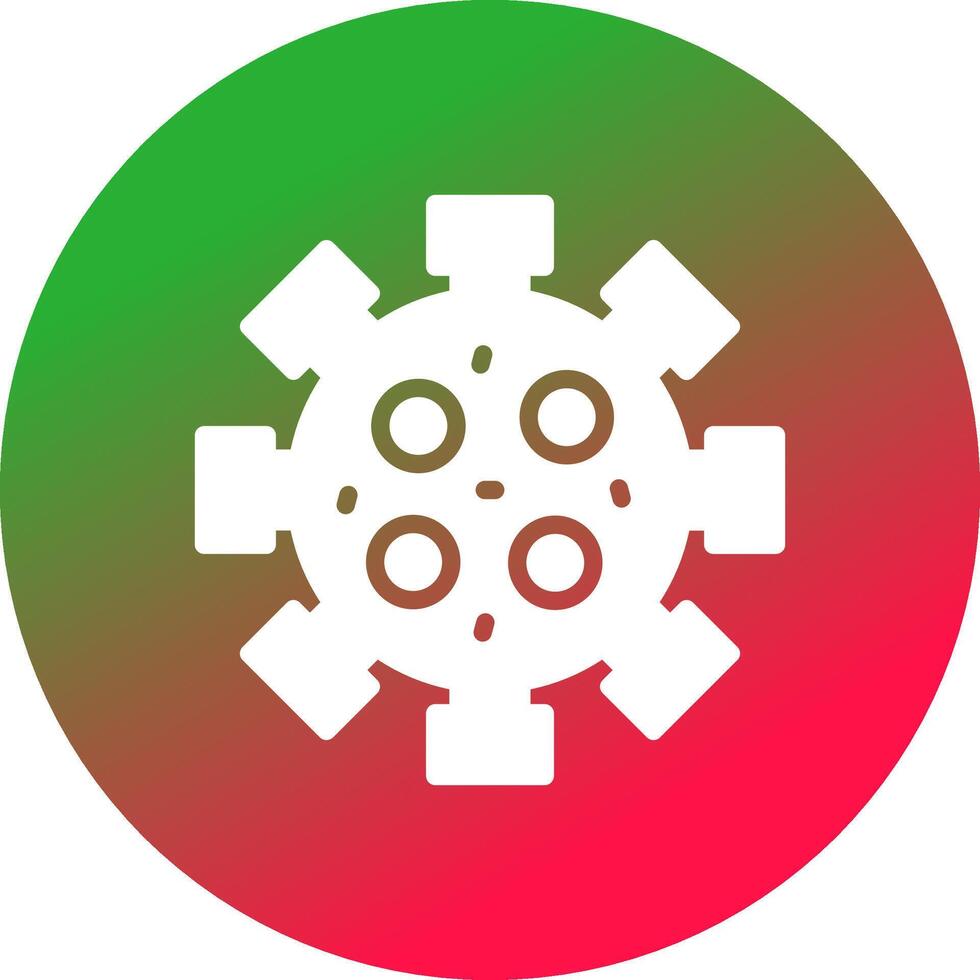 Virus kreatives Icon-Design vektor