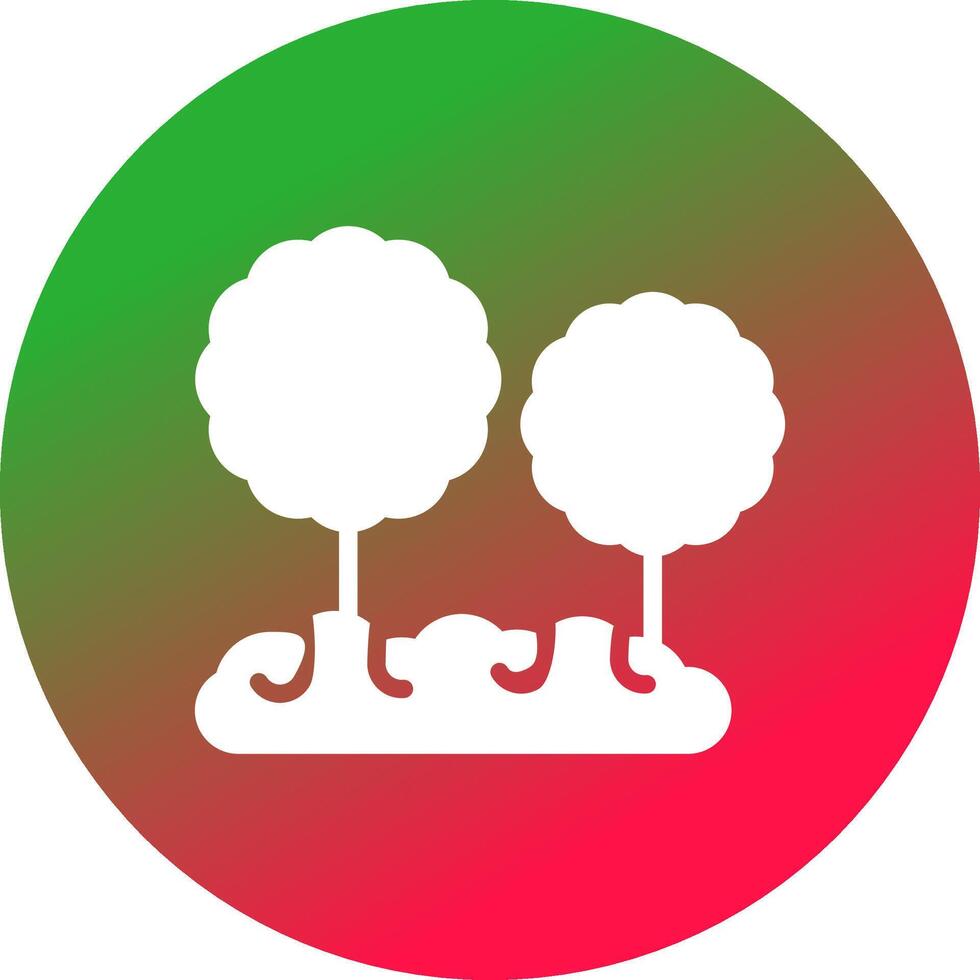 Urwald Landschaft kreativ Symbol Design vektor