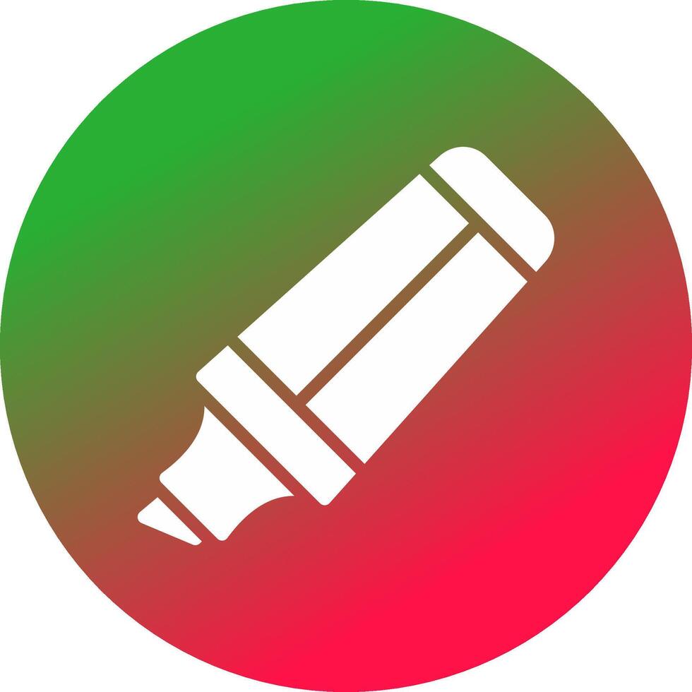 Textmarker kreatives Icon-Design vektor