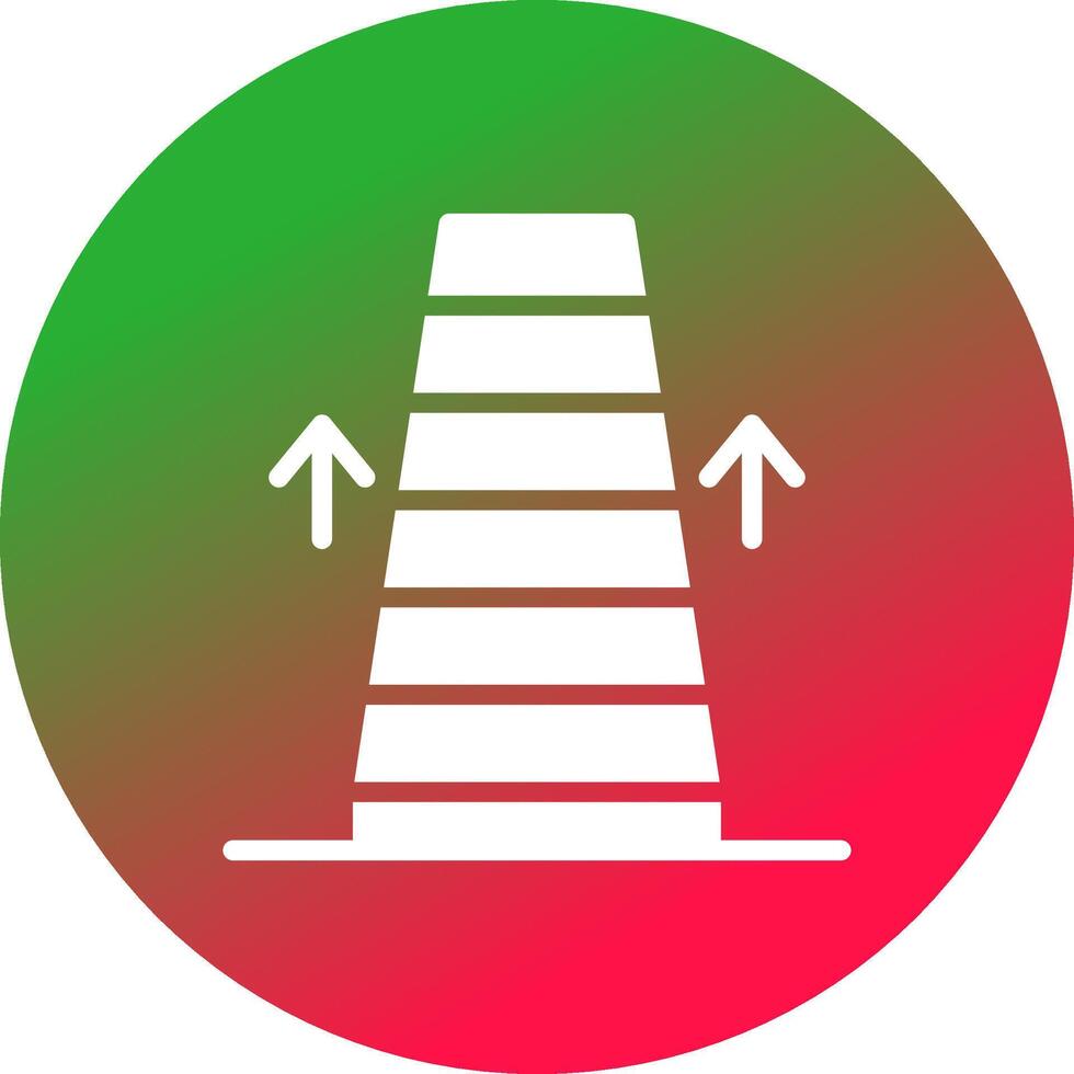 Rolltreppe kreatives Icon-Design vektor