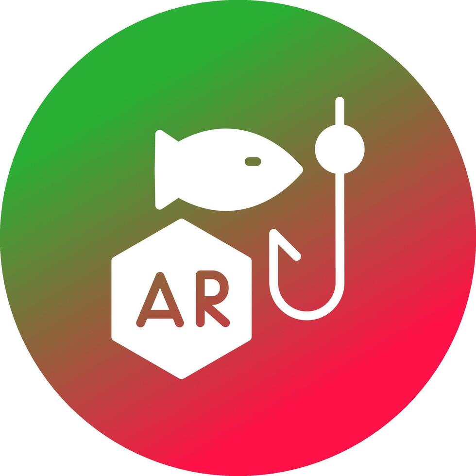 ar Angeln kreativ Symbol Design vektor