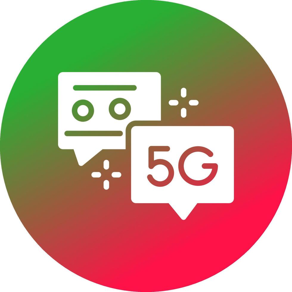 5g kreativ ikon design vektor