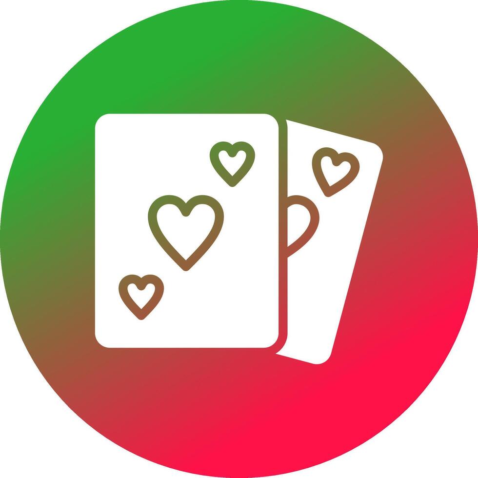 Poker kreatives Icon-Design vektor