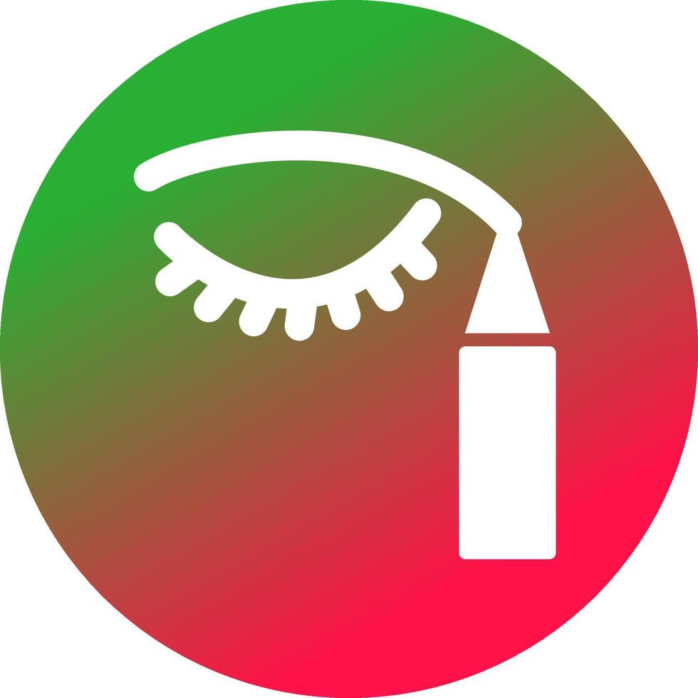 Eyeliner kreatives Icon-Design vektor