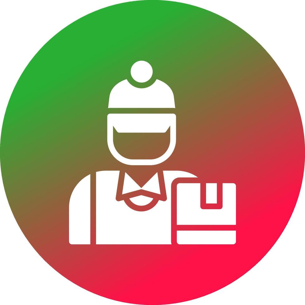 Lieferjunge kreatives Icon-Design vektor