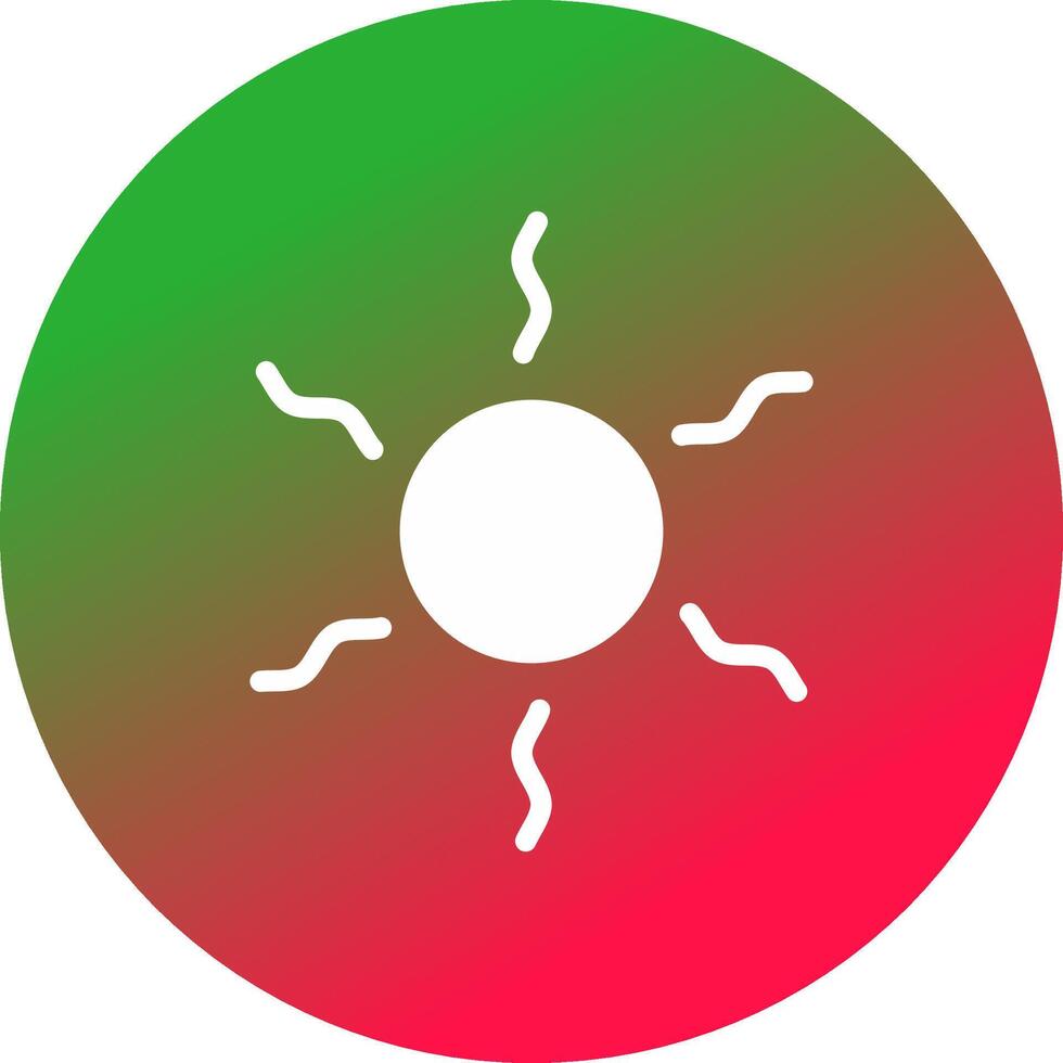 Sonne kreatives Icon-Design vektor