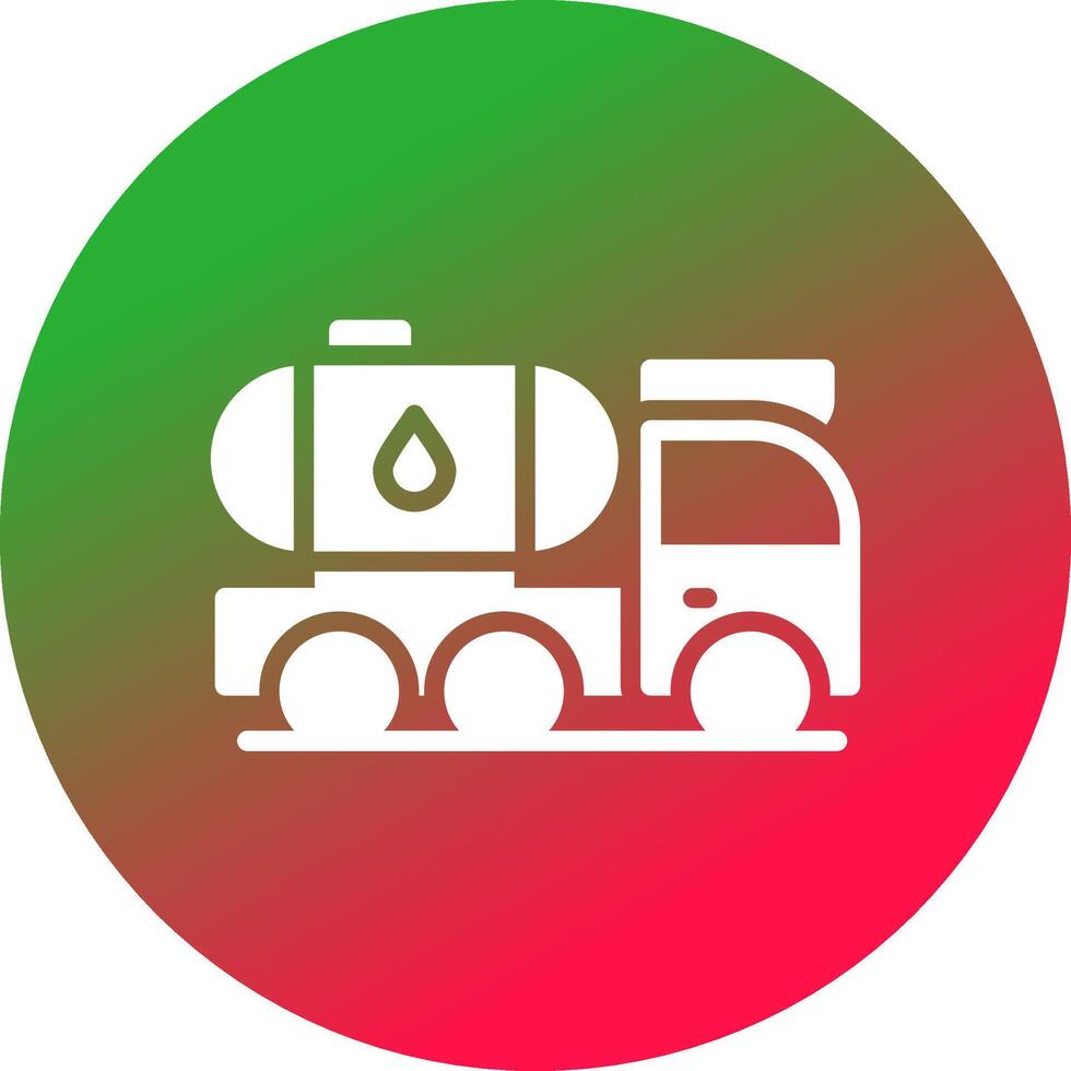 Tankwagen kreatives Icon-Design vektor